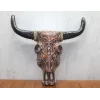 Ahşap Duvara Asmalı Bufalo Kafası