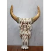 Ahşap Duvara Asmalı Bufalo Kafası