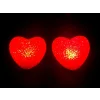 Led Işıklı Kırmızı Kalp Gece Lambası