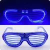 Mavi Led Işıklı Parti Gözlüğü - Neon 3 Modlu