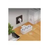 Çoklu Kablolu Priz Yüksek Gerilim Korumalı 3’lü Priz 1x Usb 2x Type-c Çıkışlı Grup Priz Çoğaltıcı Siyah