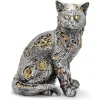 Steampunk Polyester Kedi Figürü ALK2454