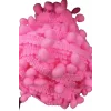 Sıralı Ponpon 1 Metre Pembe