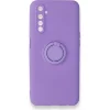 My Elektrik Elektronik Realme 6 Kılıf Viktor Yüzüklü Silikon - Mor