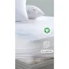 Mikro Sıvı Geçirmez Tek Kişilik Yatak Alezi Beyaz 120X200