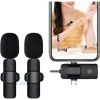Yüksek Kalite Profesyonel 3 In 1 Kablosuz Taşınabilir Yaka Mikrofonu Youtube Facebook Tiktok