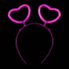 Glow Stick Karanlıkta Yanan Fosforlu Kalp Taç 12 Adet