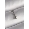 316L Çelik Gümüş Renk Topçuk Model Piercing - TJ-PR1371