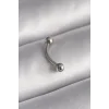 316L Çelik Gümüş Renk Topçuk Model Piercing - TJ-PR1365