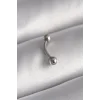 316L Çelik Gümüş Renk Topçuk Model Piercing - TJ-PR1363