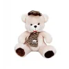 BFS 001521 Şapkalı Atkılı Peluş Ayı 50 cm
