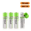 BUFFER® USB Şarjlı 1450mAh AA 1.2V Lityum Kalem Pil – 4lü Set, Tekrar Şarj Edilebilir Uzun Ömürlü Dönüştürülebilir Batarya