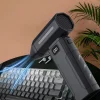 BUFFER® USB Şarjlı Güçlü Hava Üflemeli Toz Temizleyici Araç İçi, Klavye, PC ve Elektronik Cihaz Temizlik Cihazı X8 Jetfan