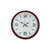 Zentime 36 Cm Kırmızı Dekoratif Duvar Saati