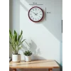Zentime 36 Cm Kırmızı Dekoratif Duvar Saati