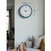 Zentime 36 Cm Mavi Dekoratif Duvar Saati