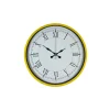 Zentime 36 Cm Sarı Dekoratif Duvar Saati