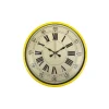 Zentime 36 Cm Sarı Dekoratif Duvar Saati