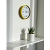 Zentime 36 Cm Sarı Dekoratif Duvar Saati