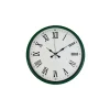 Zentime 36 Cm Yeşil Dekoratif Duvar Saati