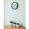 Zentime 36 Cm Yeşil Dekoratif Duvar Saati