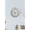 Zentime 40 Cm Eskitme Vintage Duvar Saati