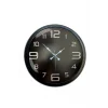 Zentime 40 Cm Siyah Şık Duvar Saati