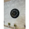 Zentime 40 Cm Siyah Şık Duvar Saati