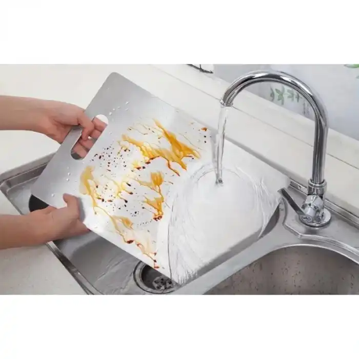 3lü Paslanmaz Çelik Kesme Tahtası Seti