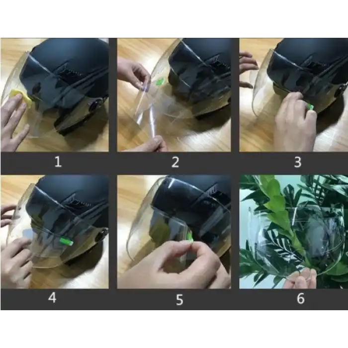 MOTOSIKLET  KASKI İÇIN YAĞMUR KAYDIRICI