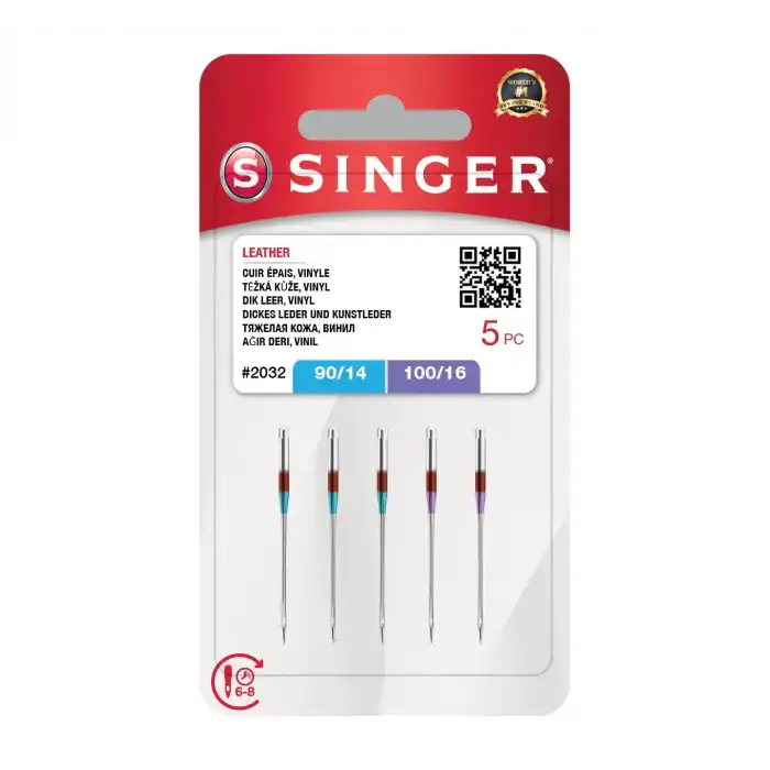 Deri İğnesi Karışık (5Li Blister)(3X14, 2X16 No.)