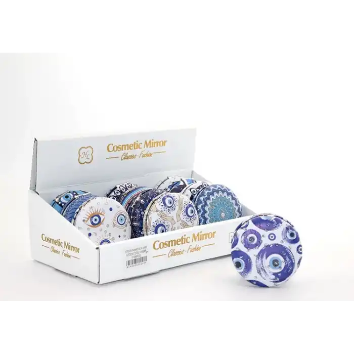 Taşlı İstanbul Tasarımı El Aynası Kalın Model 3