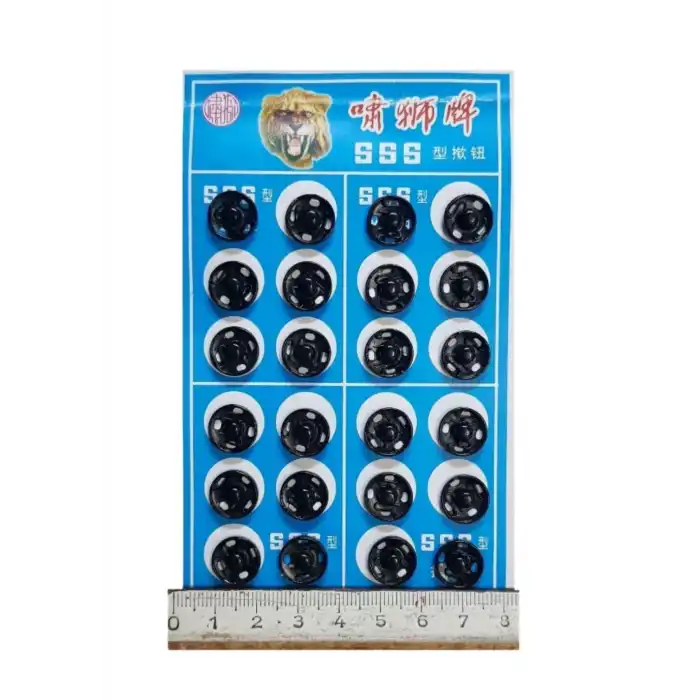 Çıt Çıt Model 2 Numara Siyah 24lü