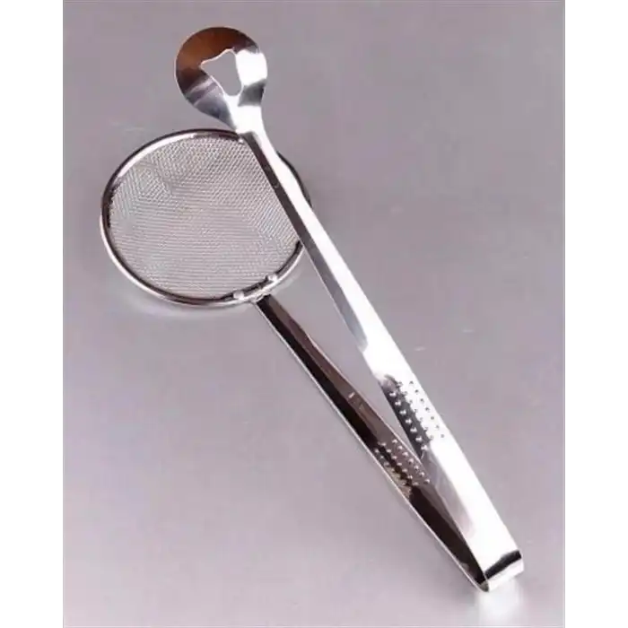 BUFFER® Çok Amaçlı Süzgeçli Paslanmaz Metal Haşlama Ve Kızartma Maşası