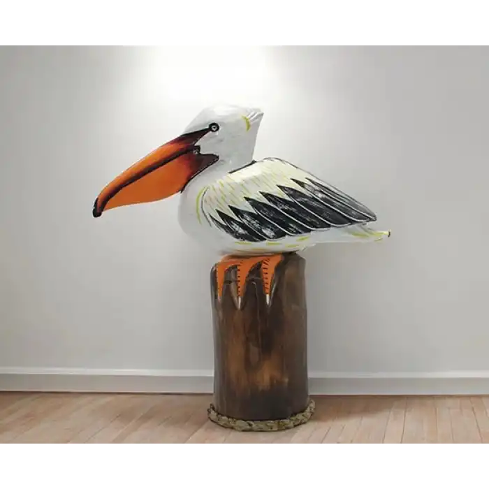 Ahşap Pelikan 45 Cm