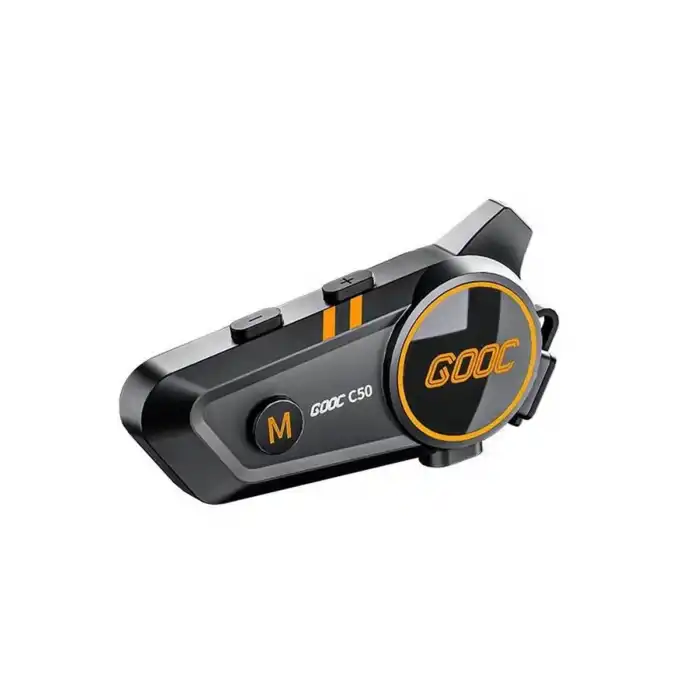 C50 Motosiklet Intercom Kask Kulaklık 1000 Mah Rgb Işıklı Bluetooth Kulaklık Ip67