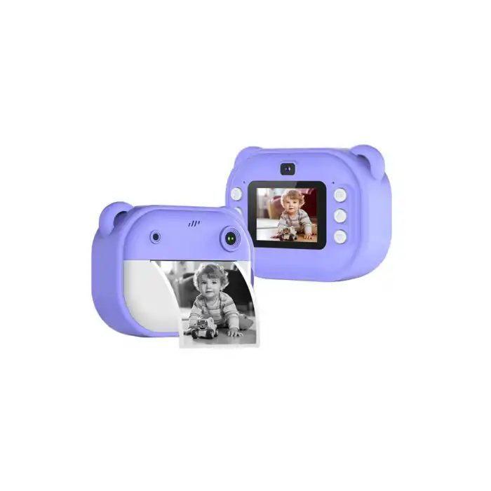 Dijital Video Kayıt Fotoğraf Çocuk Kamerası Anlık Termal Resim Kağıt Baskılı