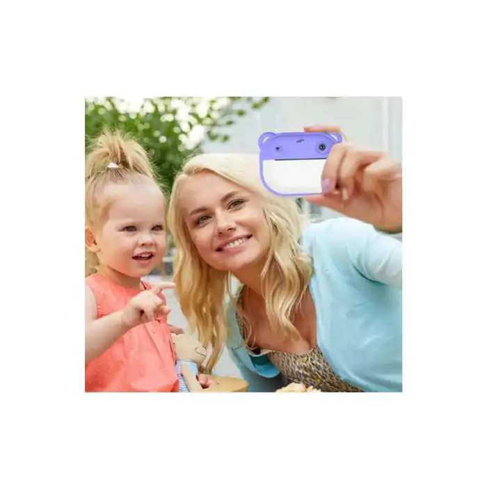 Dijital Video Kayıt Fotoğraf Çocuk Kamerası Anlık Termal Resim Kağıt Baskılı