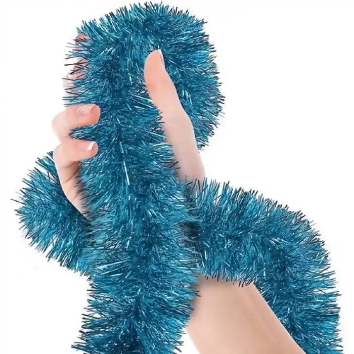 The Best Nzm Parti Için Sim Süs 2 Metre Uzunluk 8 cm Genişlik Açık Mavi Renk Ithal