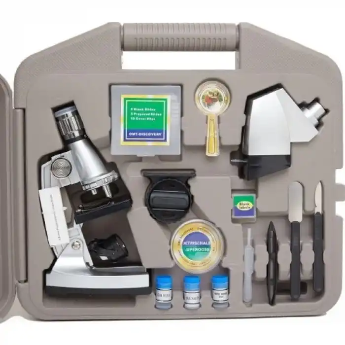 The Best Nzm 50x100x200x400x6001200x  Çocuklariçin Eğitici  Projektörlü Mikroskop Seti