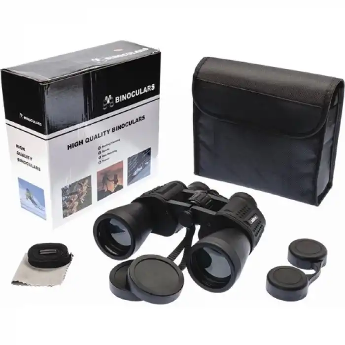 The Best Nzm 7x50 - Geniş Ön Mercekli Profesyonel El Dürbünü - 1000m/56m - Siyah V3