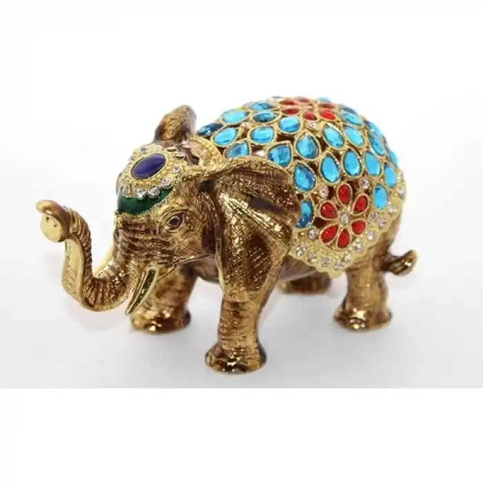 Swaroski Taşlı Tekli Fil Figürü ALK1891