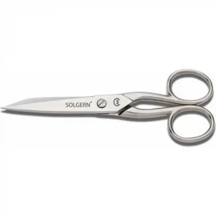 M-218 Sivri Uçlu Iplik Temizleme Makası No: 5,5 Inç / 13,97 cm - Nikel Kaplama