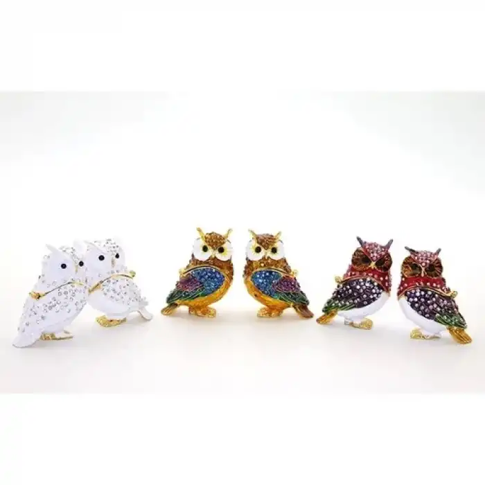 Swaroski 2li Baykuş ALK2035