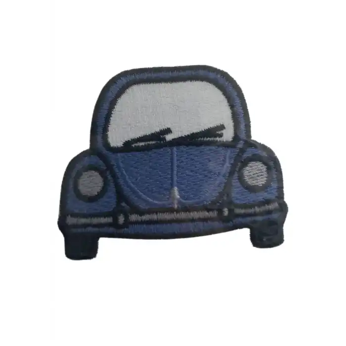 Aplike Ütü İle Yapışan Vosvos Lacivert Arma 3 cm