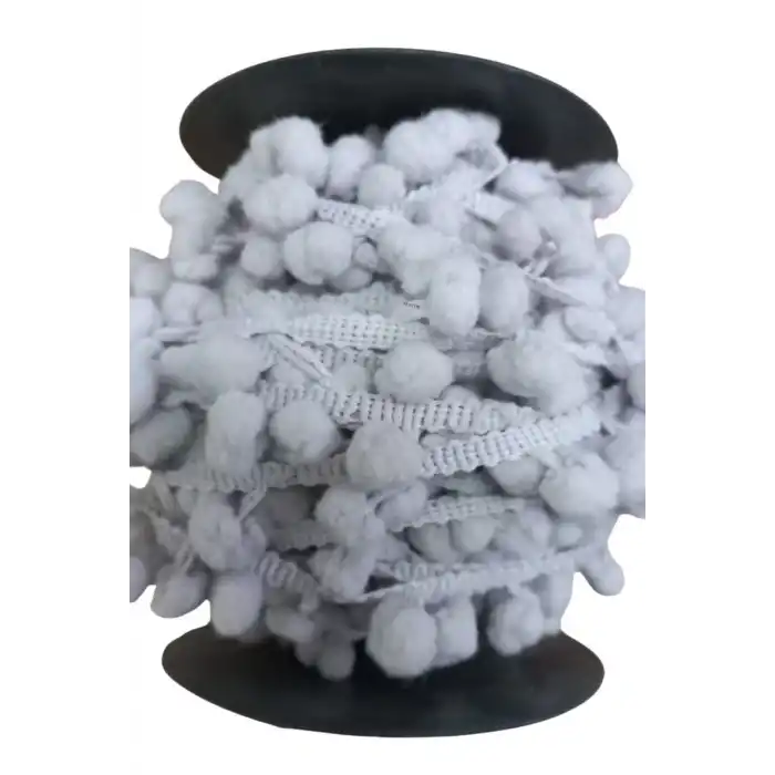 Sıralı Ponpon 1 Metre Yeşil