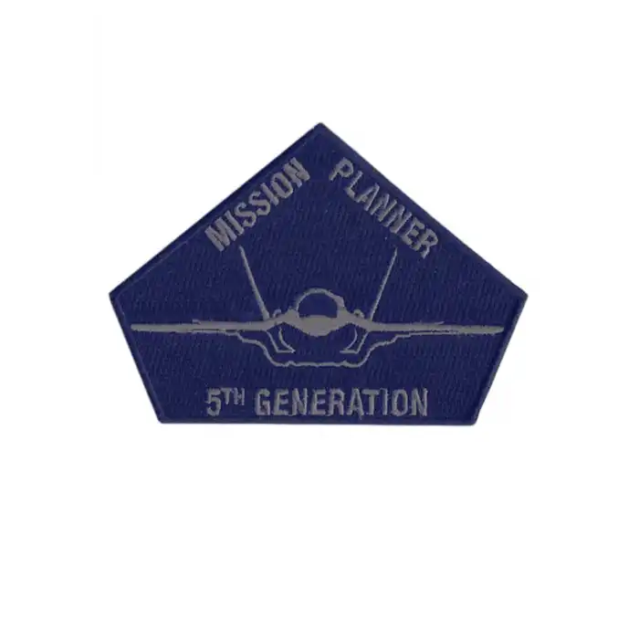 Aplike Ütü İle Yapışan Mission Planner Lacivert Arma 6 cm