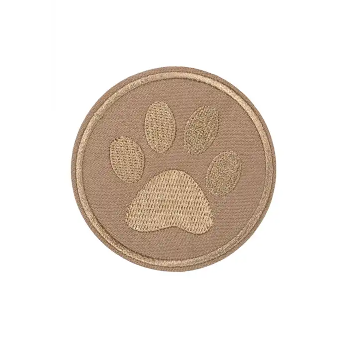 Aplike Ütü İle Yapışan Kahve Pati Arma 5 cm