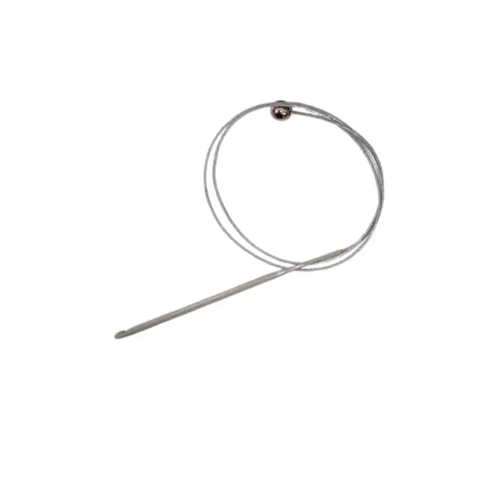 Misinalı Çelik Stoplu Tığ Şiş 4,5 Numara 60 cm