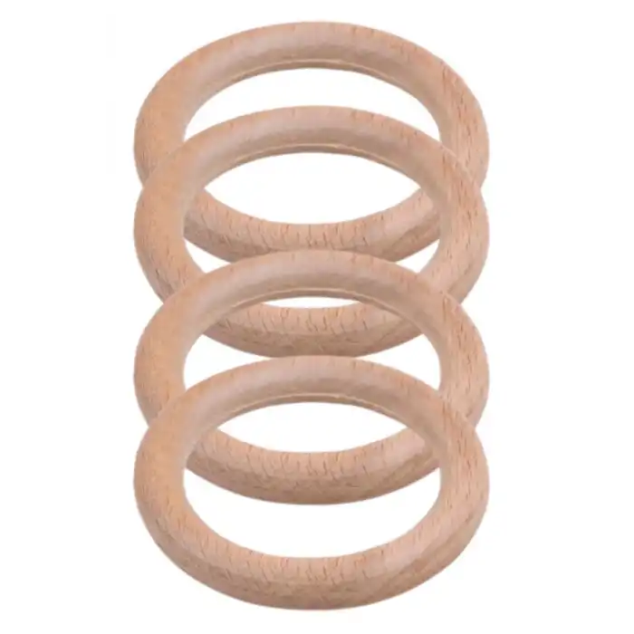 Makrome Tahta Halka 6 cm